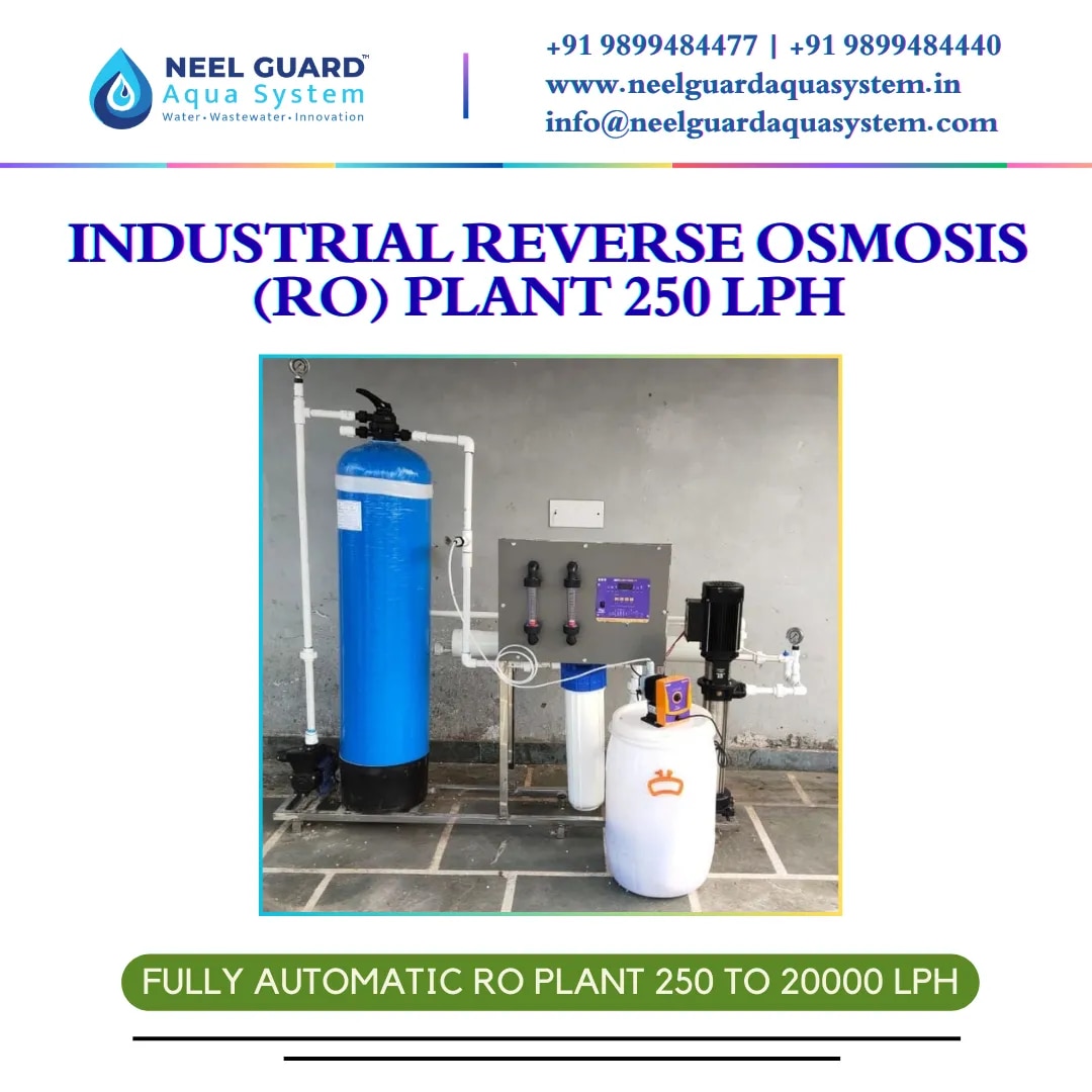 INDUSTRIAL RO PLANT 250 LPH image 1