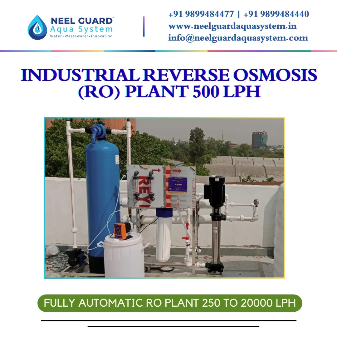 INDUSTRIAL RO PLANT 500 LPH image 1