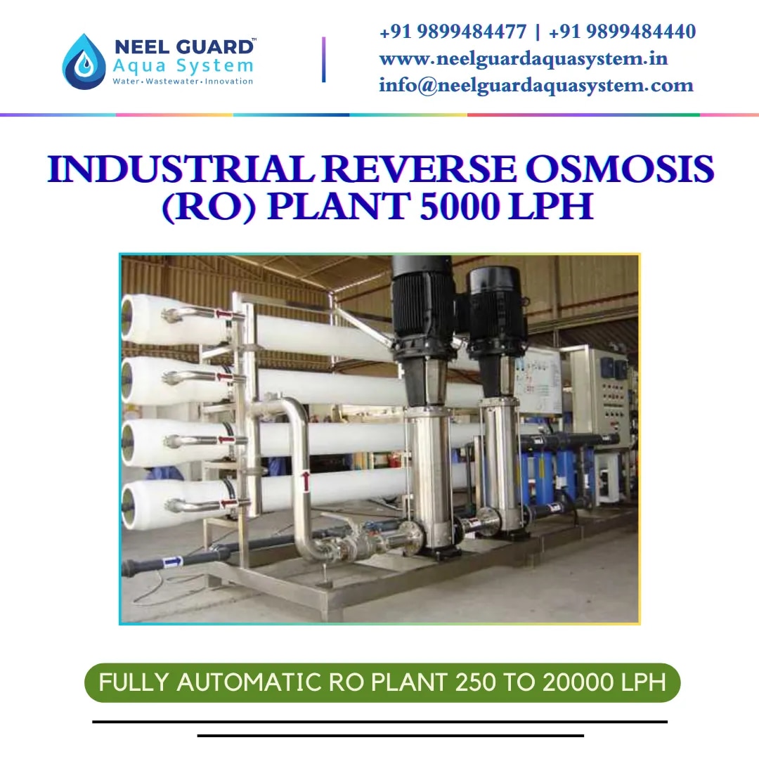 INDUSTRIAL RO PLANT 5000 LPH image 1