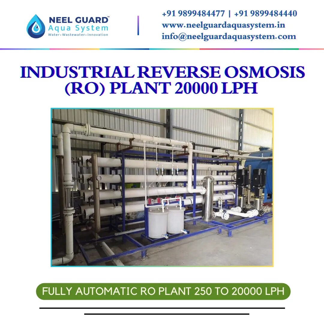 INDUSTRIAL RO PLANT 20000 LPH image 1