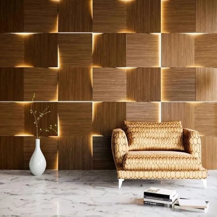 3D Wall Panels Installation in Chennai image 1