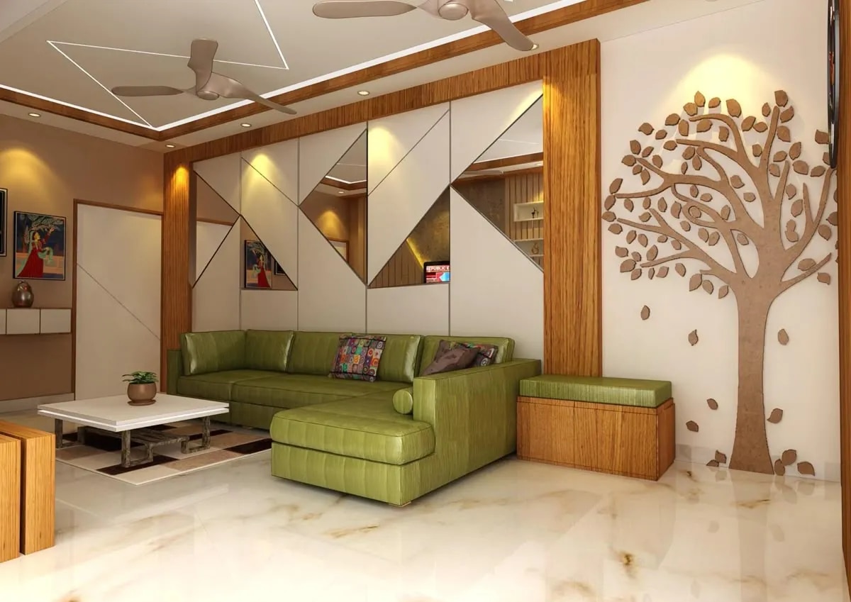 Modern Home Wall Panels Installation in Chennai image 1