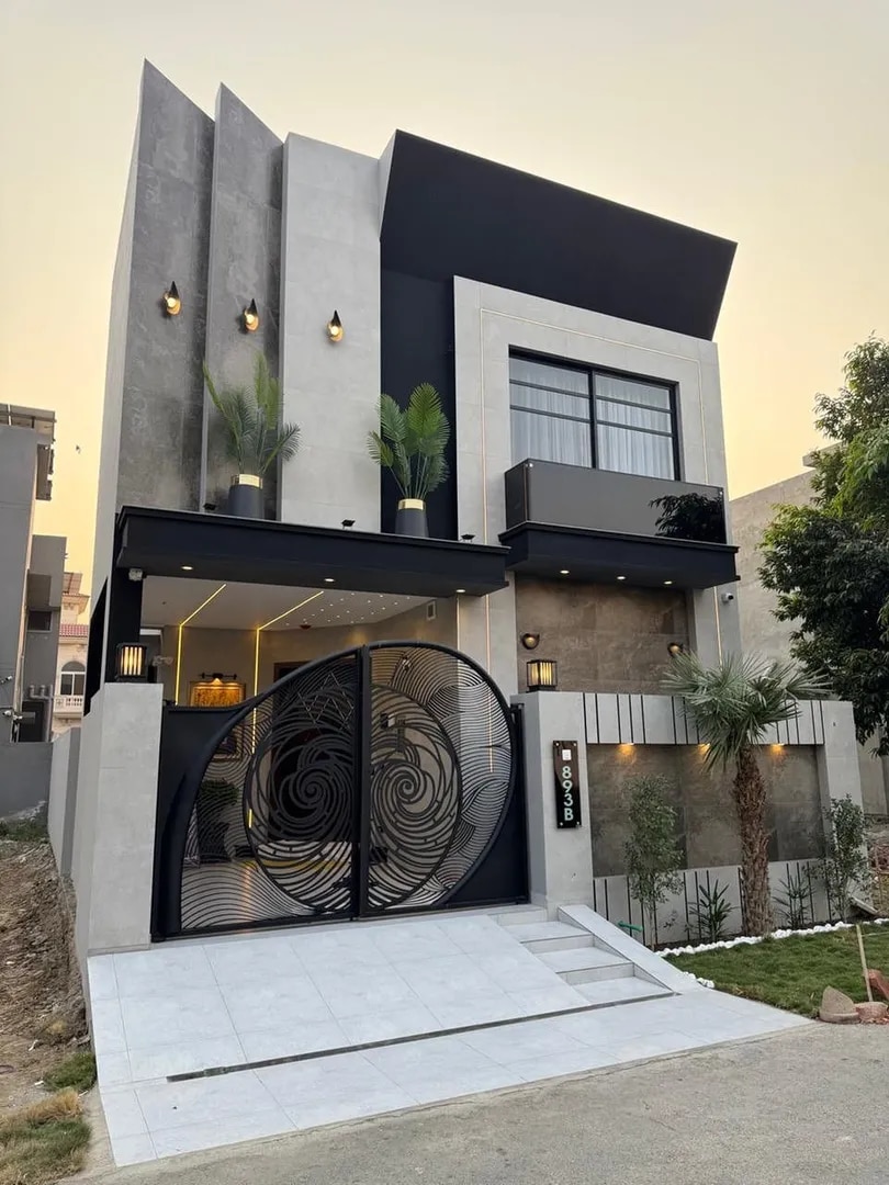 Trending Exterior Elevation Panelling in Chennai image 1