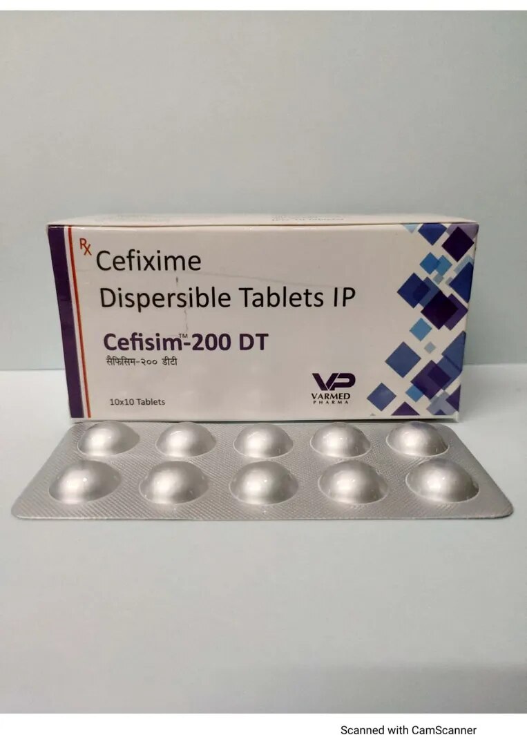 Cefixime 100 mg Dispersible Tablet image 1