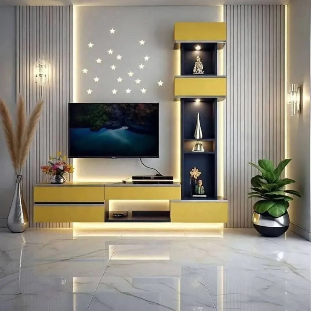 Modular TV Unit Wall Panels in Chennai image 1