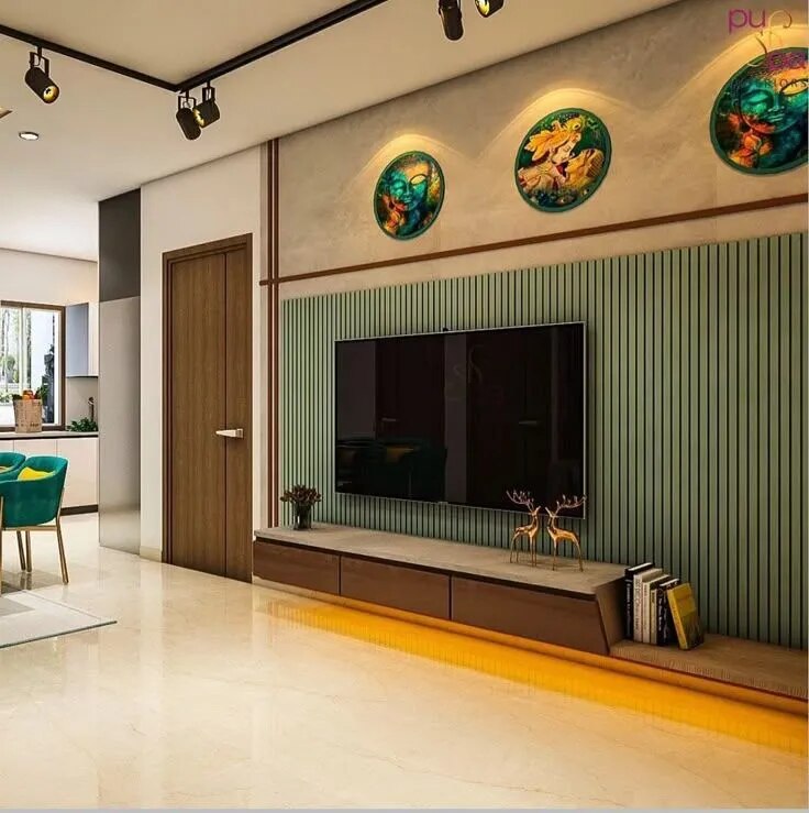 TV Unit Accent Wall Panels in Chennai image 1