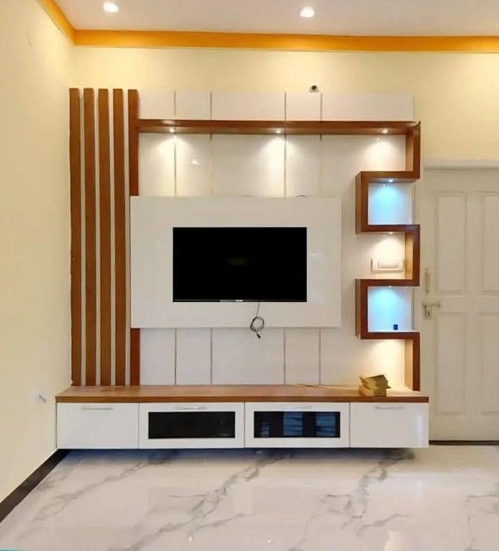 TV Unit Wall Panel Installation in Chennai image 1