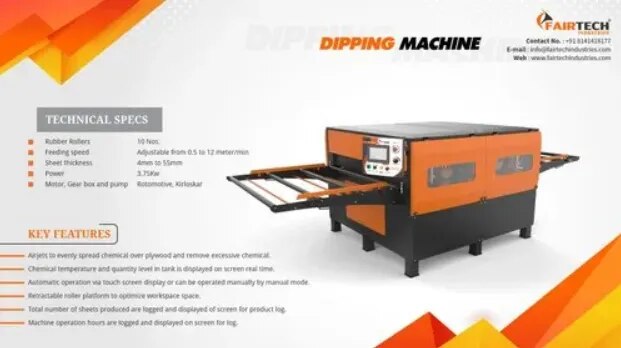 Plywood Dipping Machine image 1