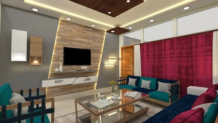 TV Unit Wall Cladding in Chennai image 1