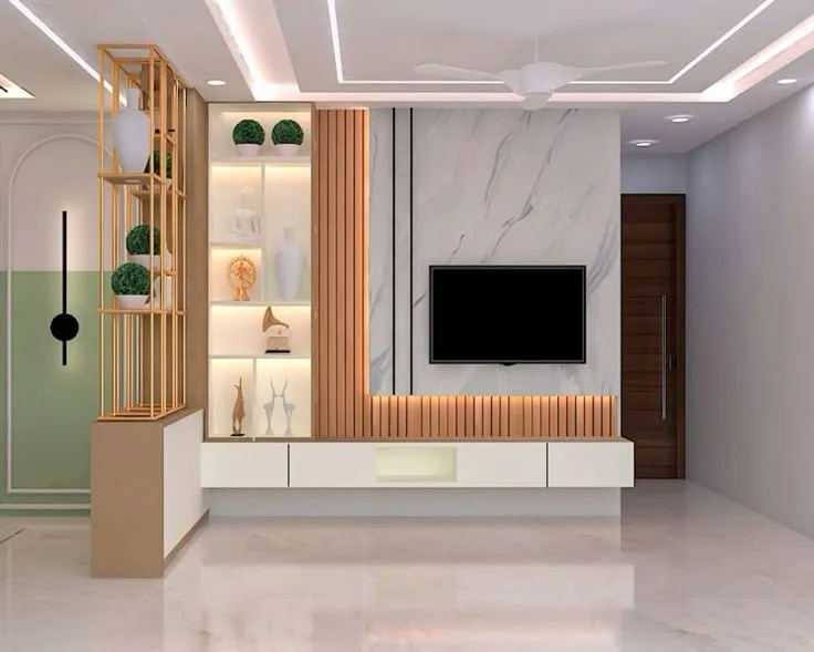 Home Interior TV Unit Wall Panels in Chennai image 1