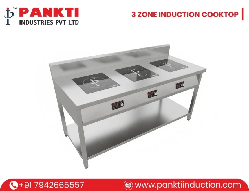 3 ZONE INDUCTION COOKTOP image 1