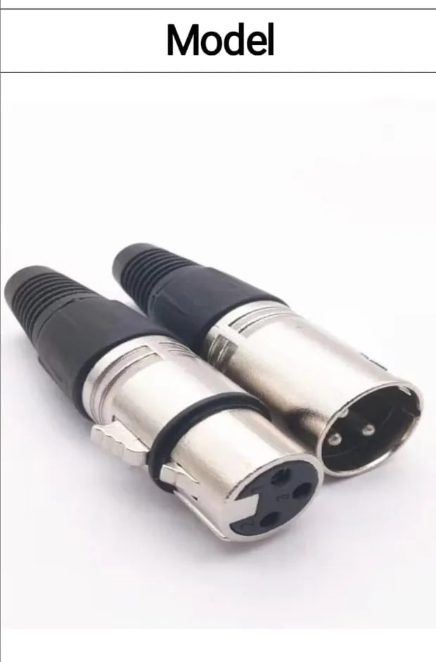 CONNECTOR METAL LONG 3 PIN SET image 1