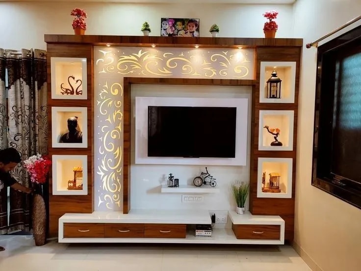 Creative TV Unit Wall Panels in Chennai image 1