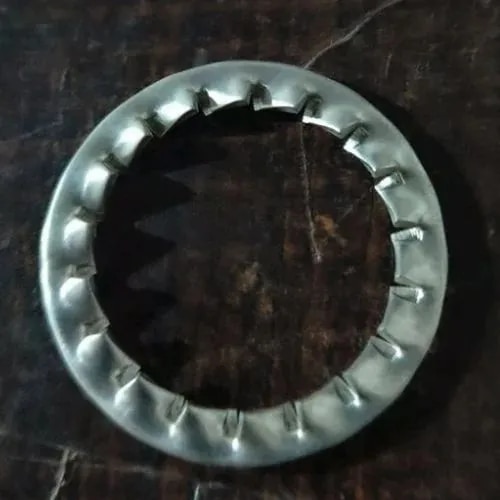 Stainless Steel Serrated Lock Washer image 1