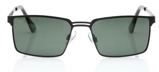 Tees By Fastrack Green Rectangle Polarized Sunglasses Unisex image 1