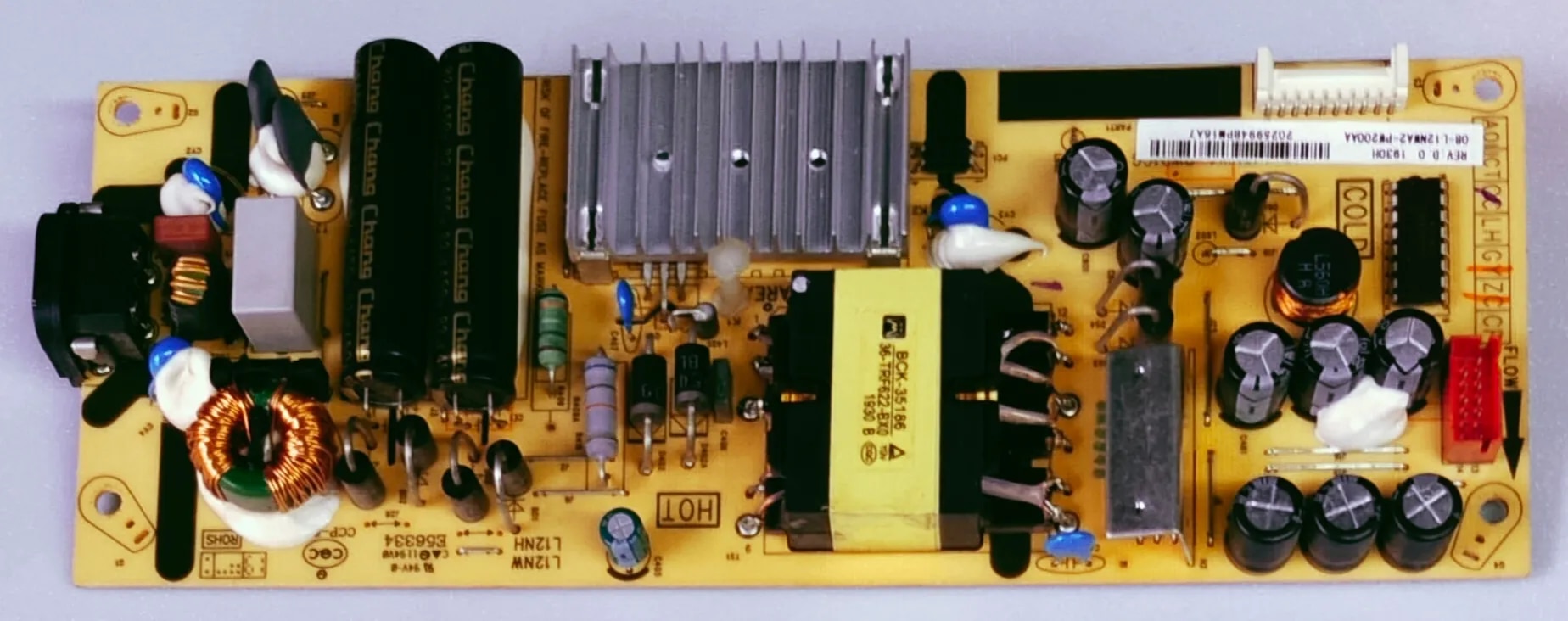 TCL 4K LED TV POWER SUPPLY BOARD MODEL NUMBER 50P8E image 1