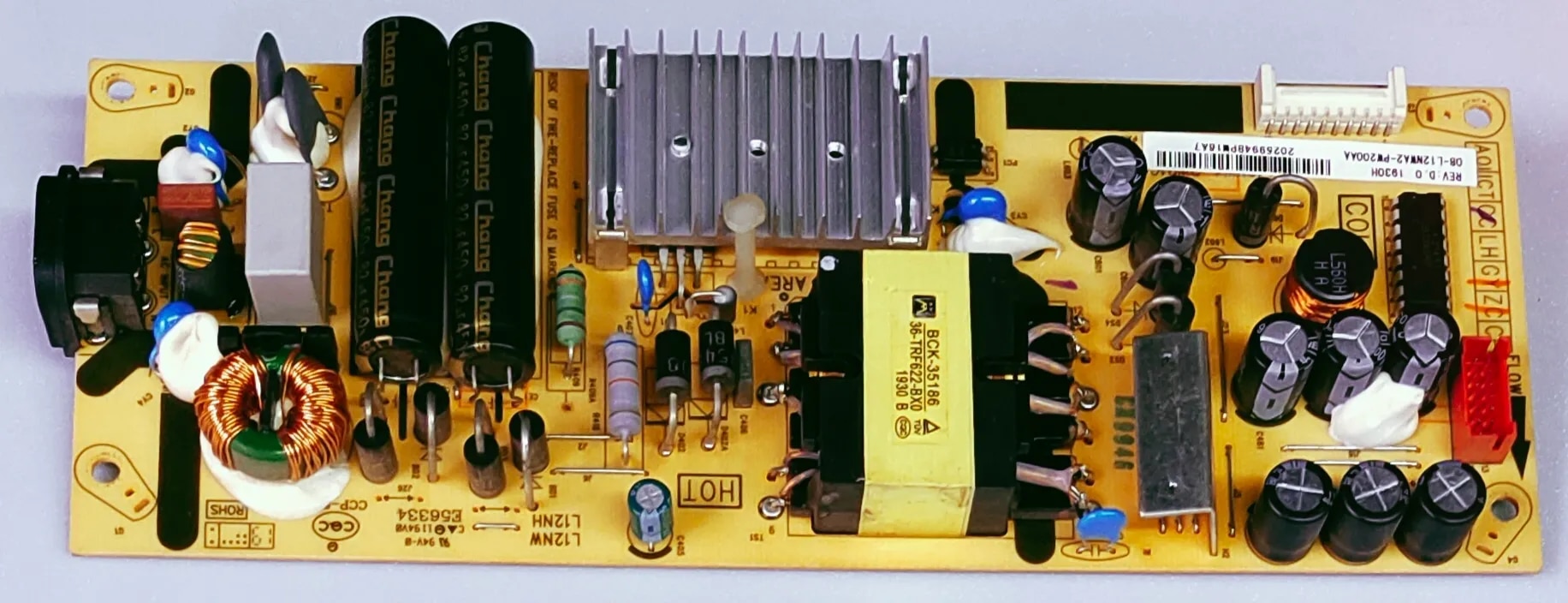 TCL 4K LED TV POWER SUPPLY BOARD MODEL NUMBER 55P8E image 1