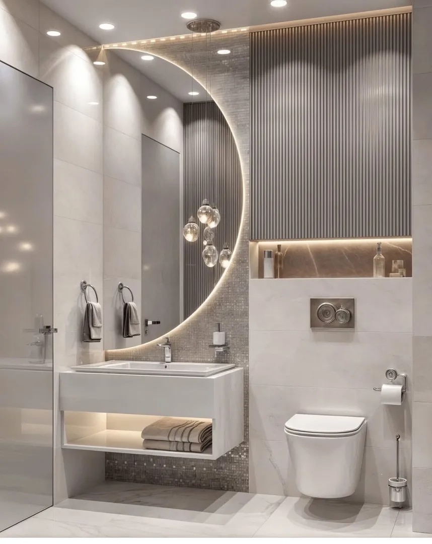 Custom Bathroom Interior Design Services image 1