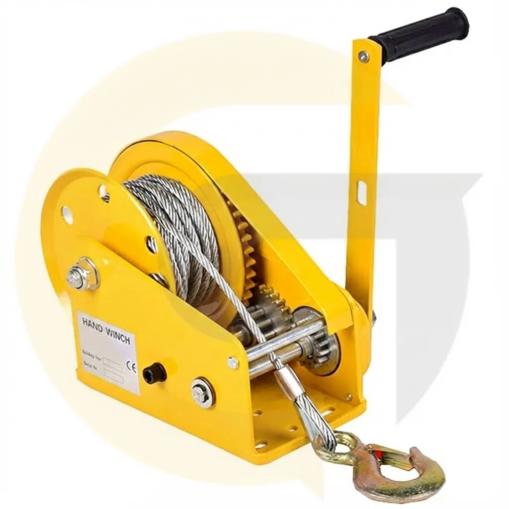 Manual Hand Winch – Heavy-Duty Gear-Driven Lifting & Pulling Tool image 1