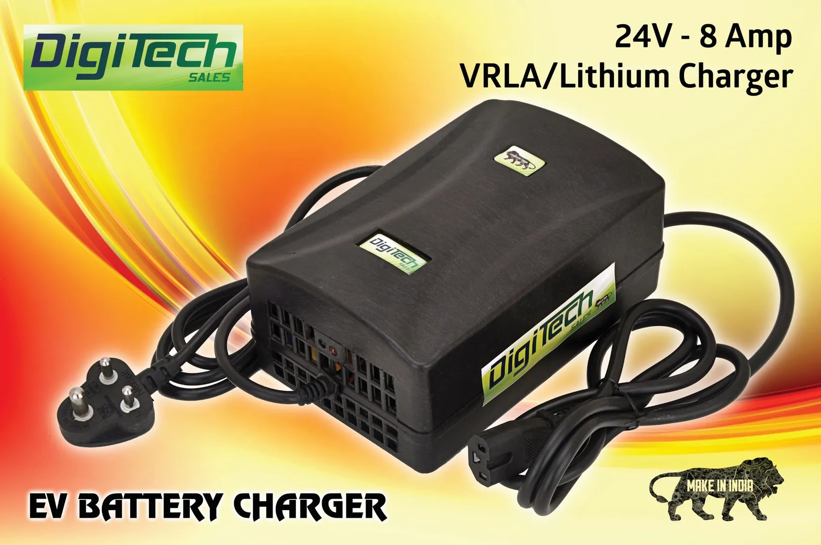 EV Battery Charger 24V-8A/10A VRLA/LITHIUM image 1