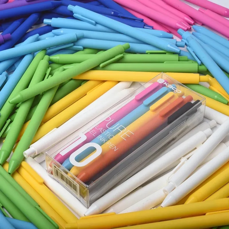 Kaco Pure Assorted Gel Pens Set OF 10 image 1