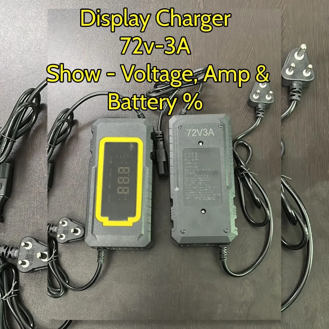 EV Battery Charger 72V-3A VRLA Display image 1