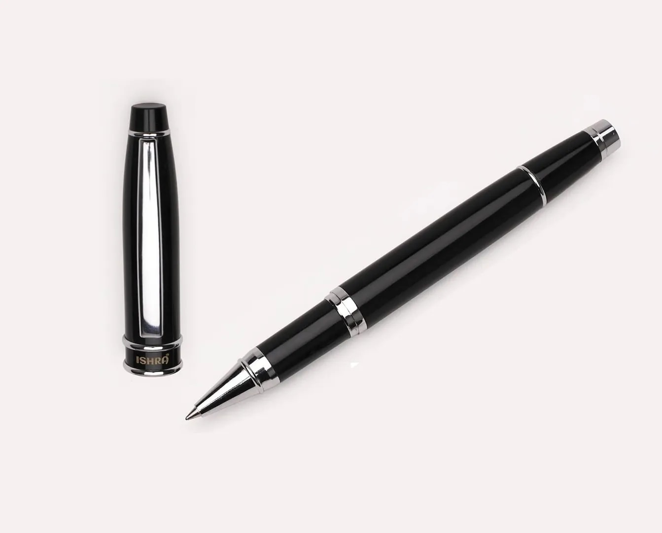 ISHRA Premium Roller Pen Blue InK image 1