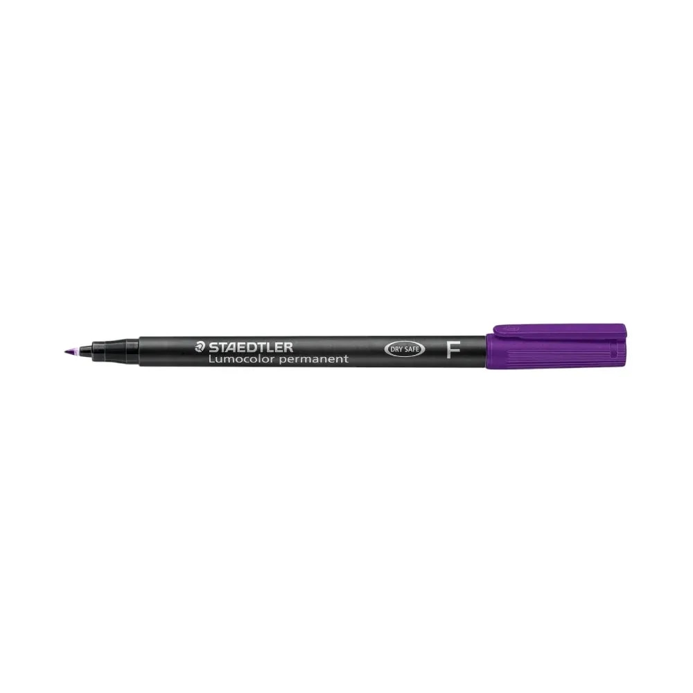 Staedtler Lumocolour Permanent Marker Fine Line Width -Violet image 1