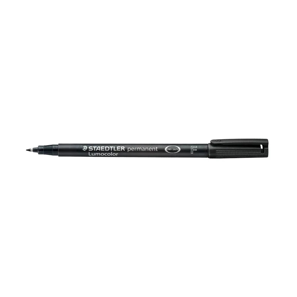Staedtler Lumocolour Permanent Marker Fine Line Width -BLACK image 1