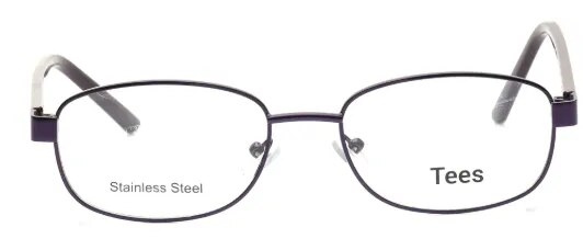 Tees By Fastrack Purple Oval Unisex Eyeglasses image 1