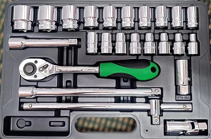 Socket Set 1/2" SQ DR 24PC image 1