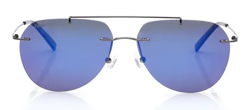 Fastrack Blue Aviator Polarized Sunglasses image 1