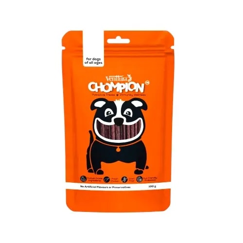 Venttura Chompion Pawsitive Treats for Dogs – Immunity Wellness 100gms image 1