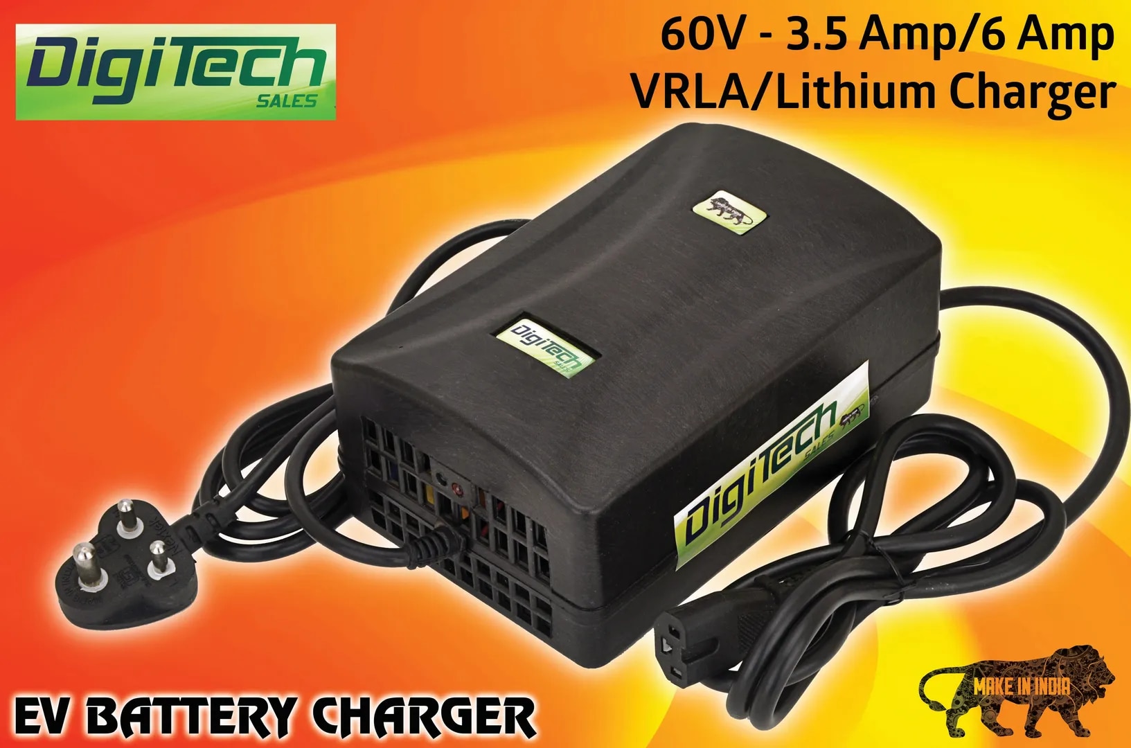 EV Battery Charger 60V-3.5A/6A VRLA/LITHIUM image 1