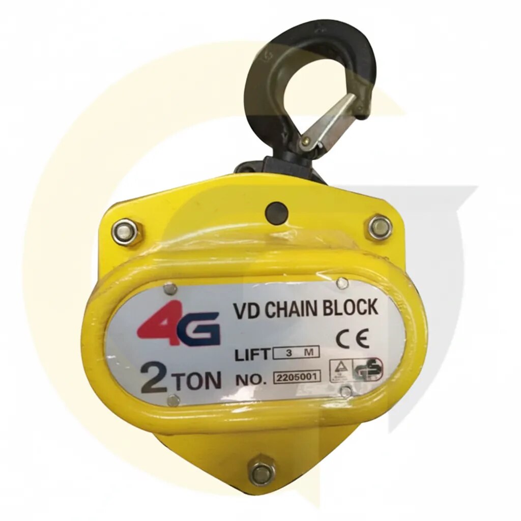 VD Chain Block 2 Ton – Manual Chain Hoist image 1
