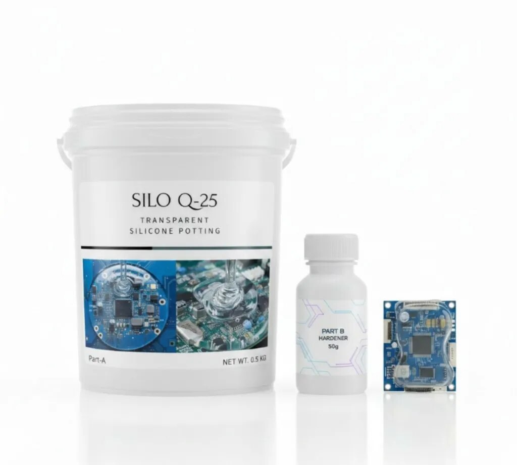 Transparent Silicone Potting & Encapsulation - 0.5kg Pack image 1