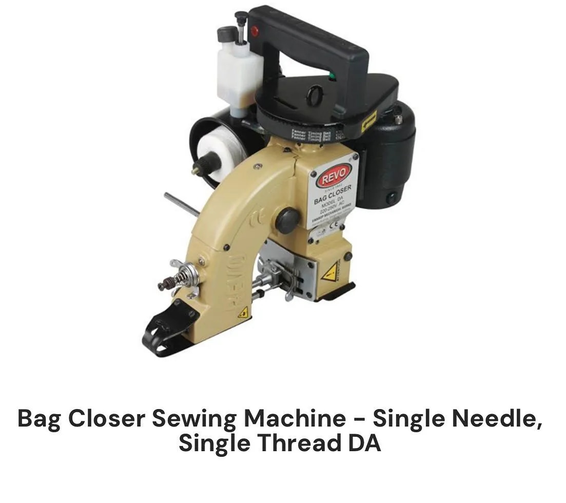 Revo® Bag Closer Sewing Machine – Compact, Single Needle, Single Thread (DA) image 1