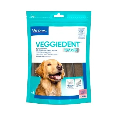 Virbac Veggiedent Oral Hygiene Stick Dog Chew 224g { Large} image 1