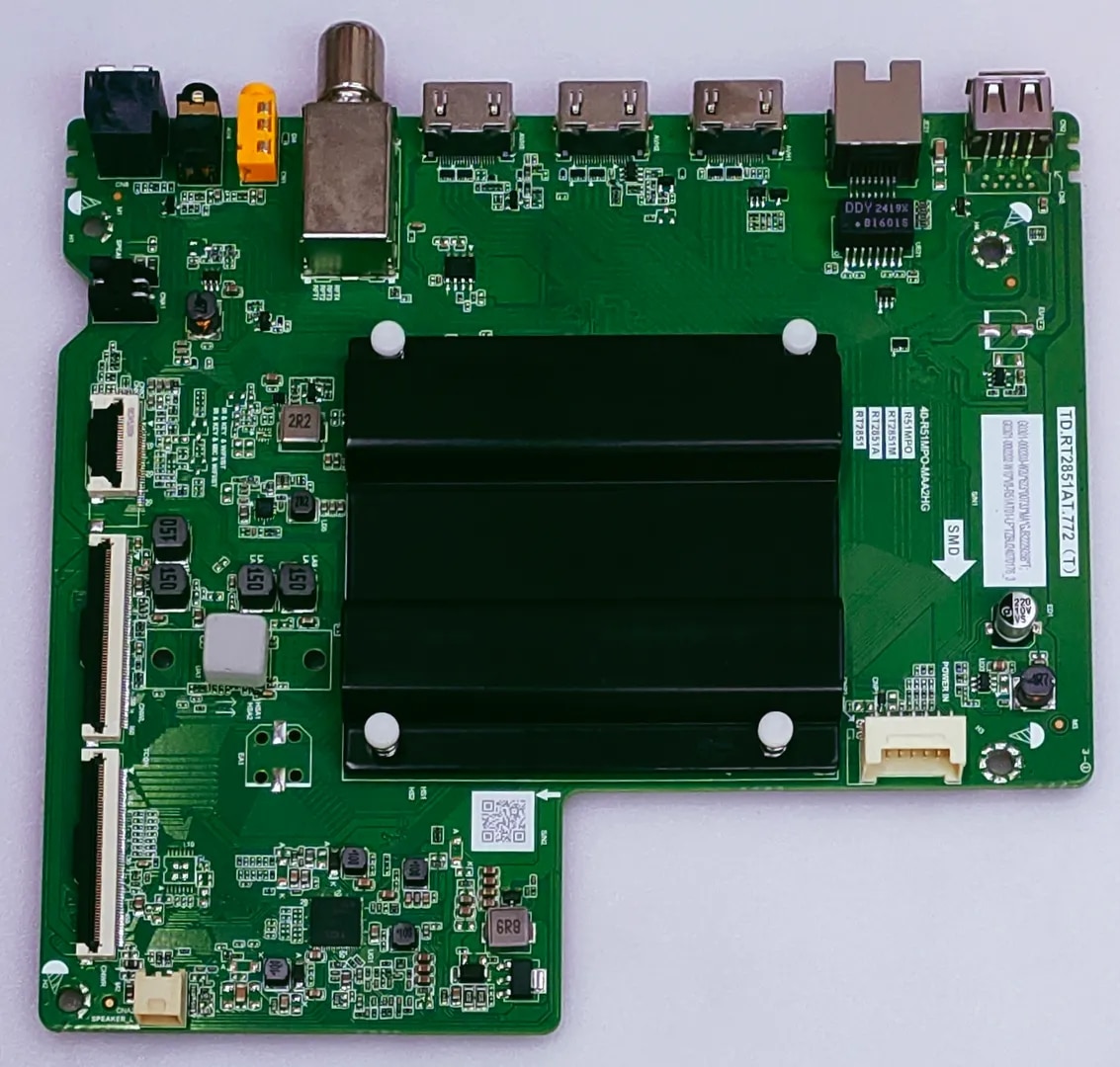TCL / IFFLACON 4K 43V6B GOOGLE LED TV NEW MOTHER BOARD TD.RT2851AT.772 (T) image 1
