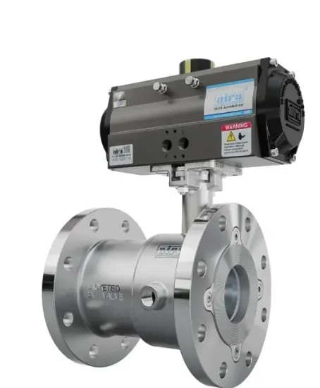 Single Piece Jacketed Flanged End Ball Valve 150# image 1