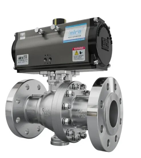 2 Piece Flanged End Ball Valve 600# image 1