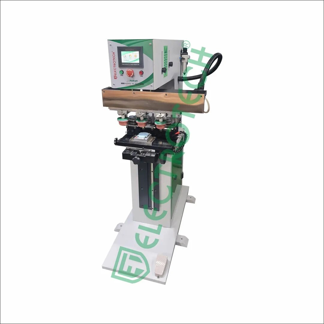 Three Color Pneumatic Pad Printing Machine image 1