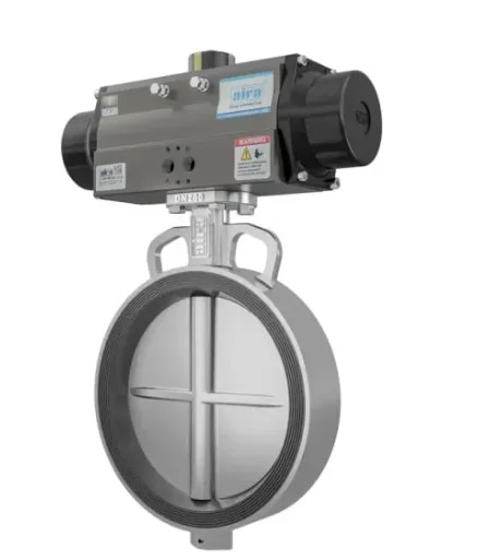 Rubber Lined Wafer Type Butterfly Valve image 1