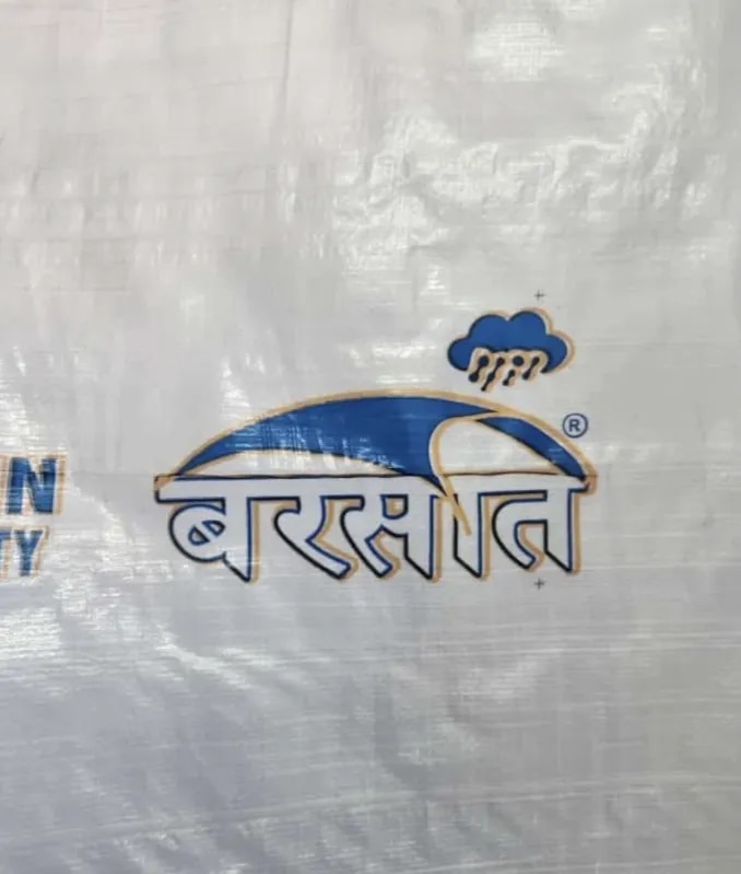 100 GSM White HDPE Tarpaulin image 1