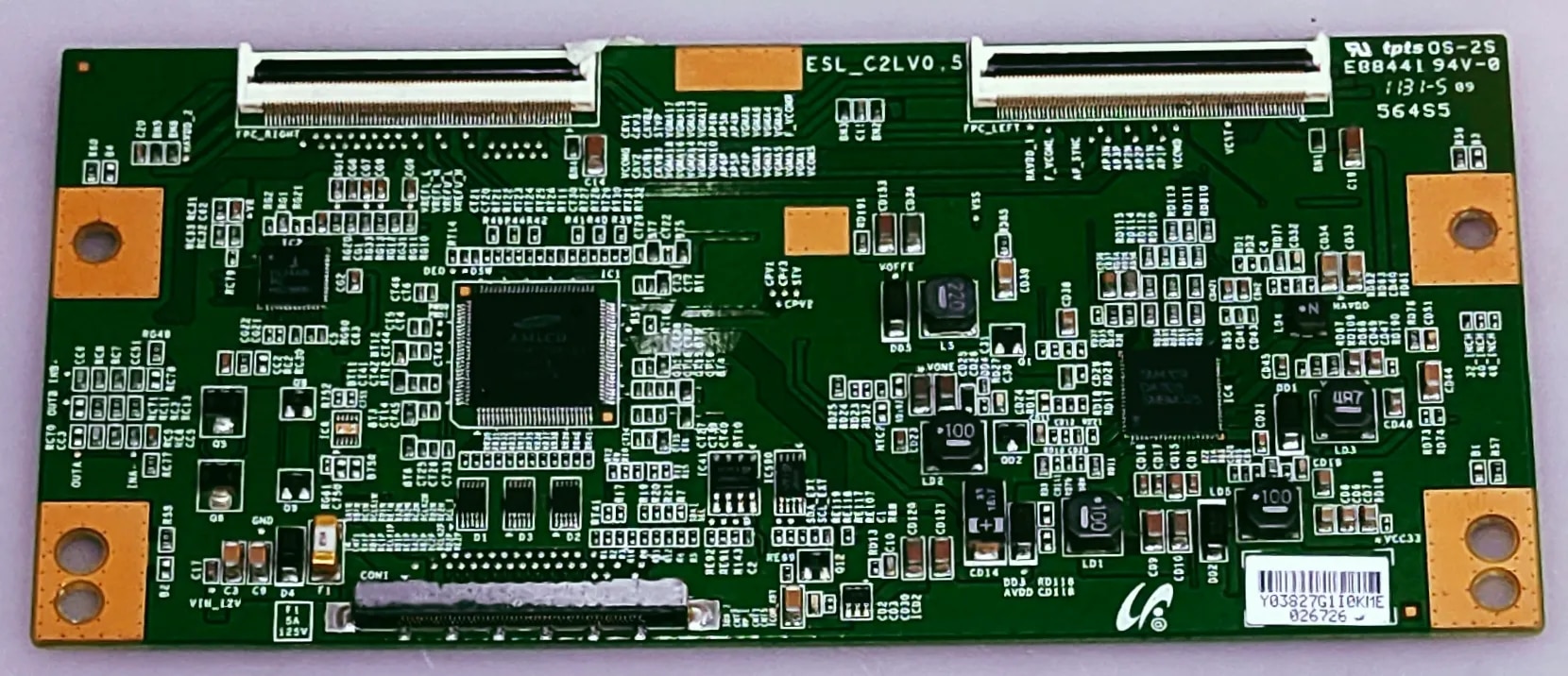 SONY 32EX520 LED TV FHD TCON NO. ESL_C2LV0.5 image 1