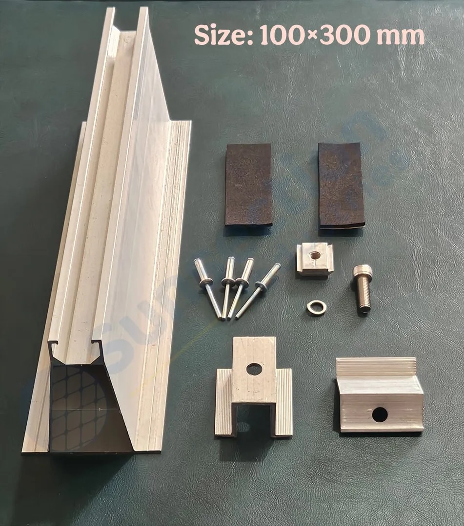 MONO RAIL FOR METAL ROOF - PRIDE RENEWABLE ENERGY image 1