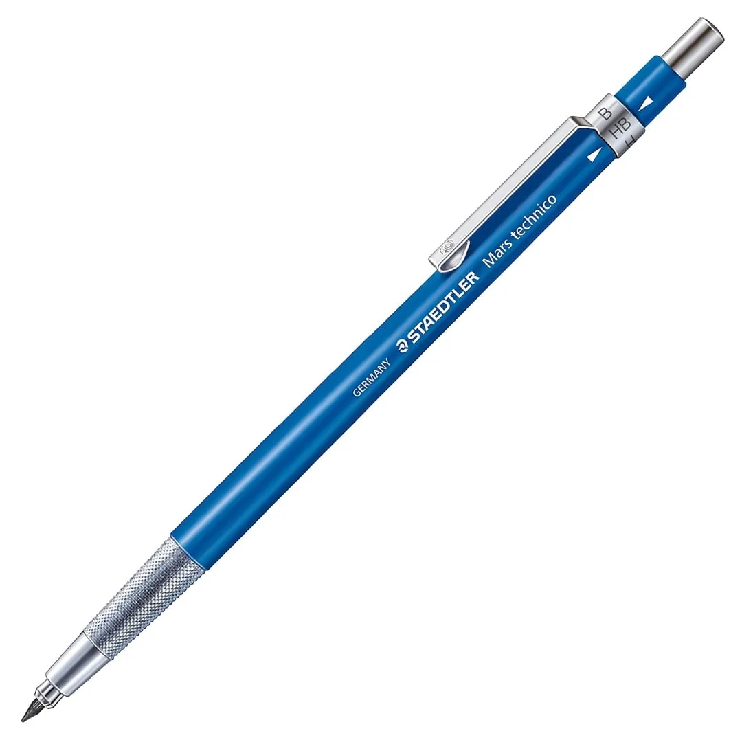 Staedtler Mars Technico 780 C Mechanical Pencil With Metal Clip 2 mm leads image 1