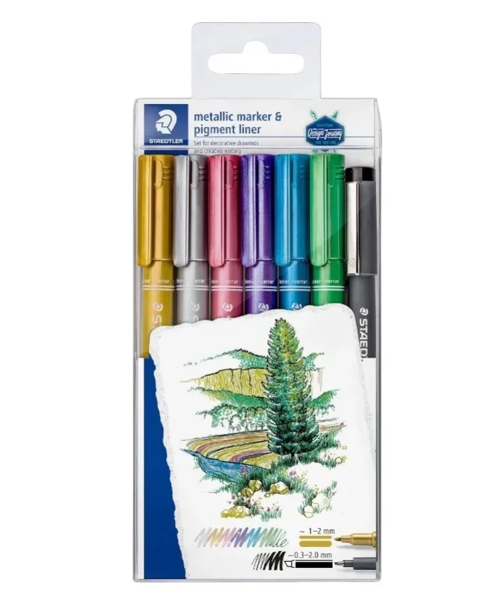 Staedtler Metallic Marker Set image 1