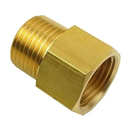 BRASS MALE & FEMALE (M&F) ADAPTOR image 1