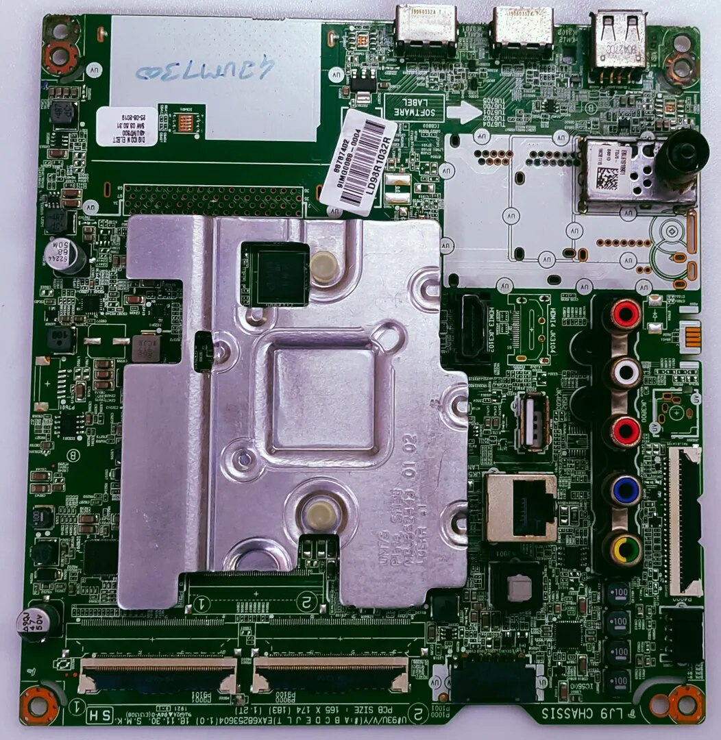 LG 43UM7300PTA 4K LED TV ANDROID MOTHER BOARD image 1